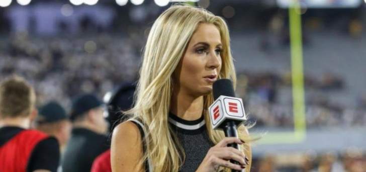 Laura Routledge reportrice sportive de la chaîne ESPN